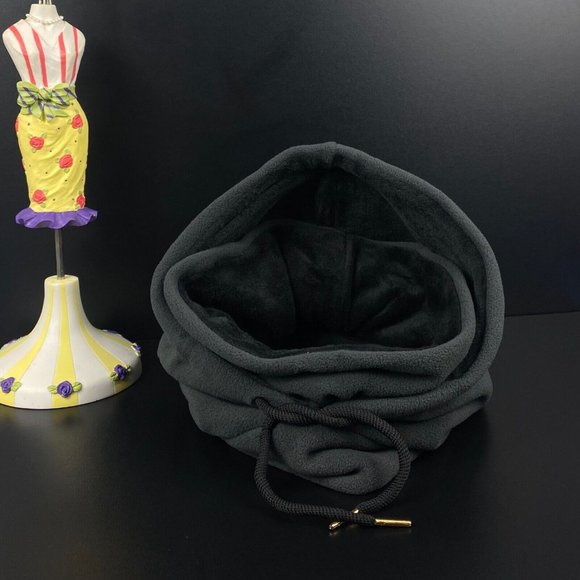 Winter Ski Mask Cover Hoodie Thermal Fleece Lined Balaclava Neck Full Face Cover - Picture 8 of 8